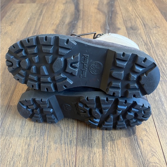 Timberland Two Tone Brown Waterproof Boots Size 7M - Picture 13 of 16